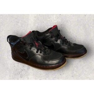 Air Jordan Air Force One Fusion 6 5/8th Stealth AF6 Black/Red Size 7Y